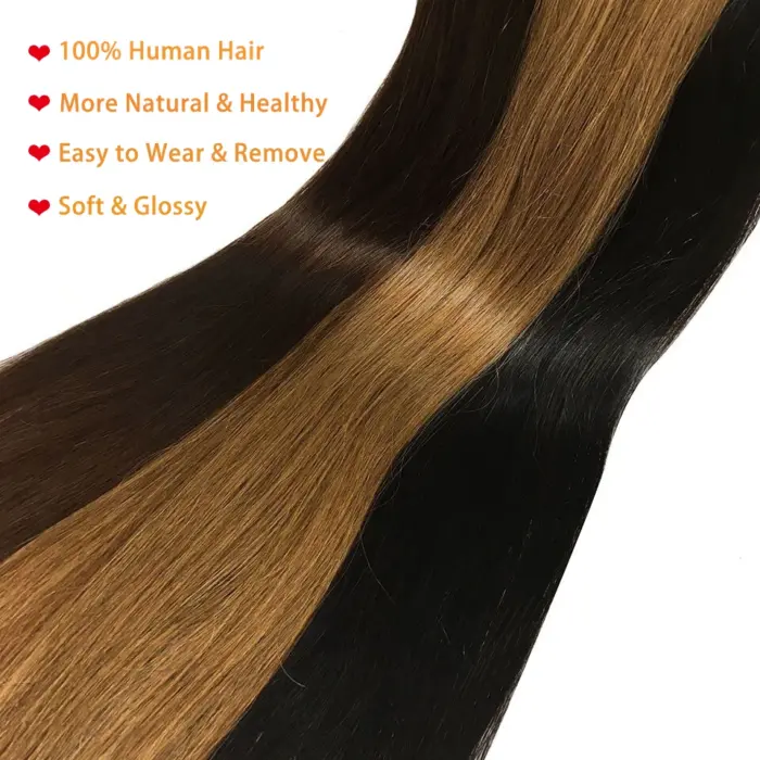 Extensiones de cabello humano 100% Remy Natural de cinta o tape - Imagen 3