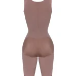 Faja moldeadora de tela de compresión, corsé de Control Abdominal, cierres de hombro ajustables, sistema de elevación de glúteos - Imagen 4