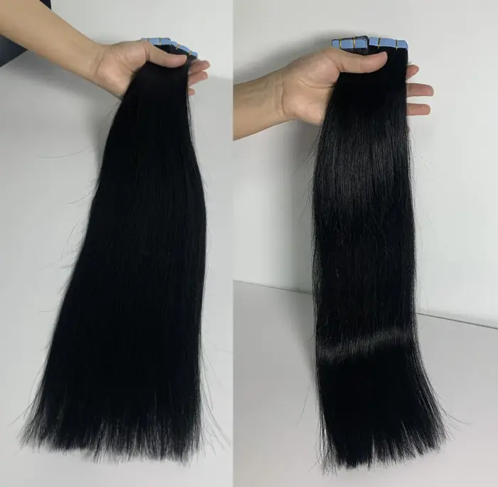 Extensiones de cabello humano 100% Remy Natural de cinta o tape - Imagen 8