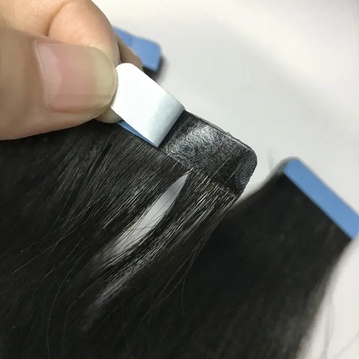 Extensiones de cabello humano 100% Remy Natural de cinta o tape - Imagen 7